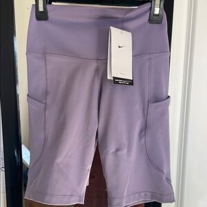 Women’s Nike bike shorts purple